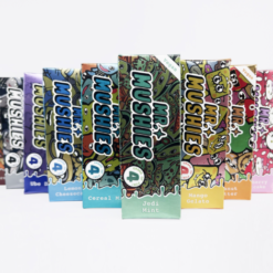Mr. Mushies Chocolate Bar. This innovative chocolate brand was founded in 2021 by John and Jane Doe